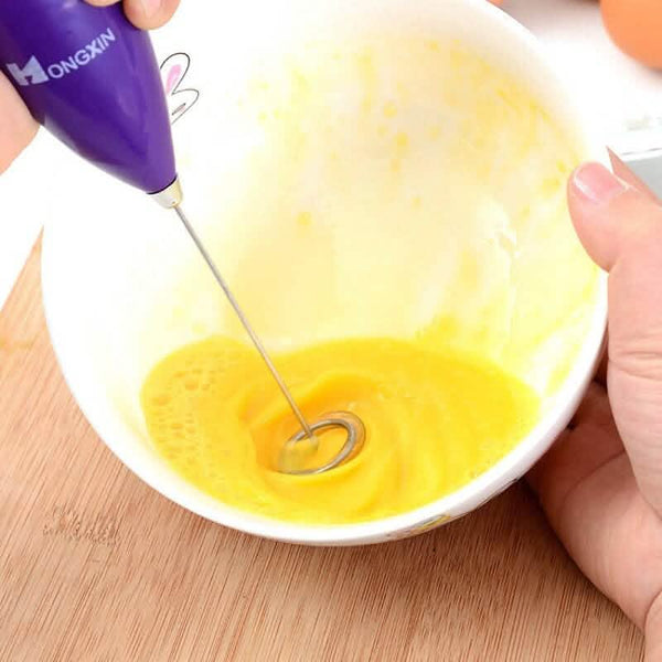 3-Pack: Electric Milk Frother Handheld Whisk