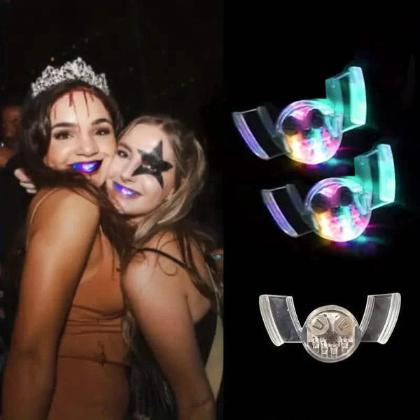 3-Pack: Flashing Mouth Glow Tooth Funny LED Light