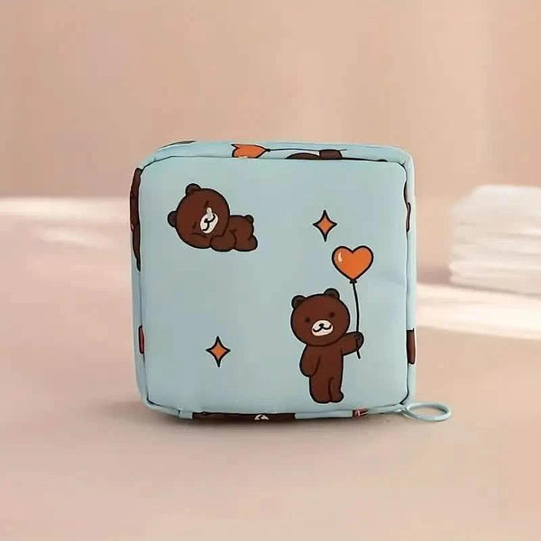 3-Pack: Large Capacity Sanitary Napkin Storage Bag