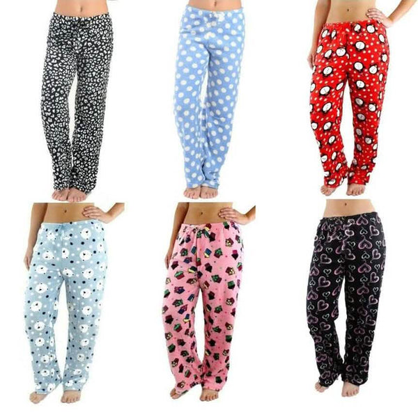 3-Pack: Women's Soft and Plush Pajama Pants