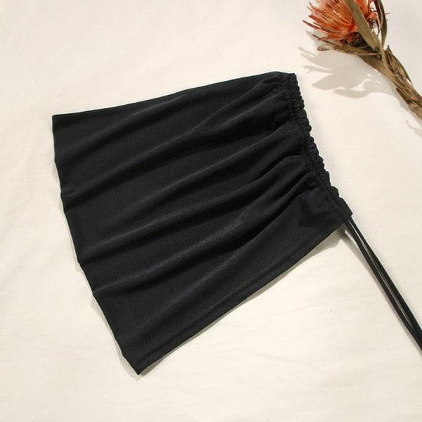 3-Piece Bikinis Suit Halter Polka Dot Swimwear Women Beachwear Women's 3 Piece Bikini Set Swimsuit Cover Ups Sheer Sarongs Beach Wrap Skirt Bathing Suit Swimsuit Female Holiday Beach Skirt Bikini Set