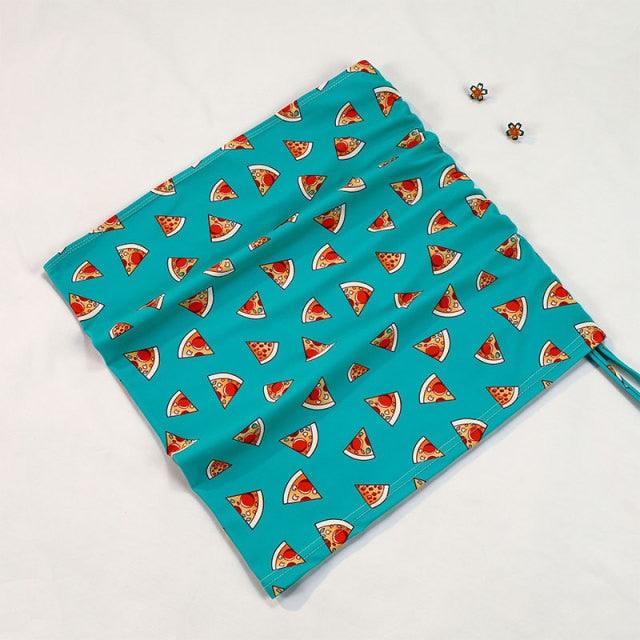 3-Piece Bikinis Suit Halter Polka Dot Swimwear Women Beachwear Women's 3 Piece Bikini Set Swimsuit Cover Ups Sheer Sarongs Beach Wrap Skirt Bathing Suit Swimsuit Female Holiday Beach Skirt Bikini Set