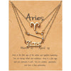 3-Piece: Constellation Zodiac Layer Necklaces