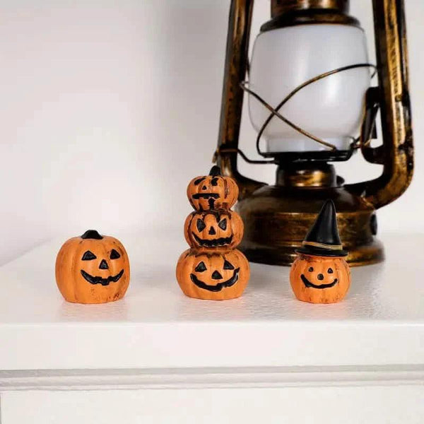 3-Piece: Halloween Pumpkin Decorations