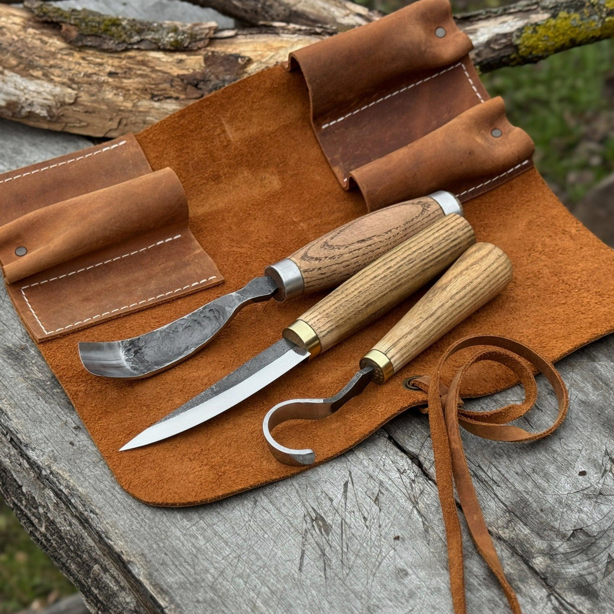3-Piece Spoon Carving Tool Set