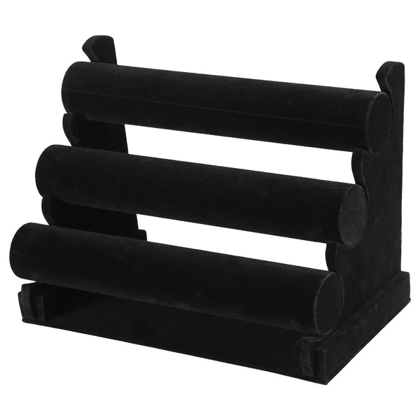 3-Tier Velvet Jewelry Stand