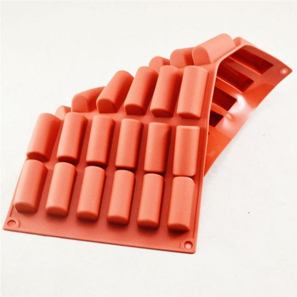 30 Holes Silicone Cake Mold Chocolate Cake Baking Decorating Tools Desserts Cakes Mould Candy Bakeware Molds Mini Cake Pan Candy Molds Break-Apart Silicone Chocolate Mold