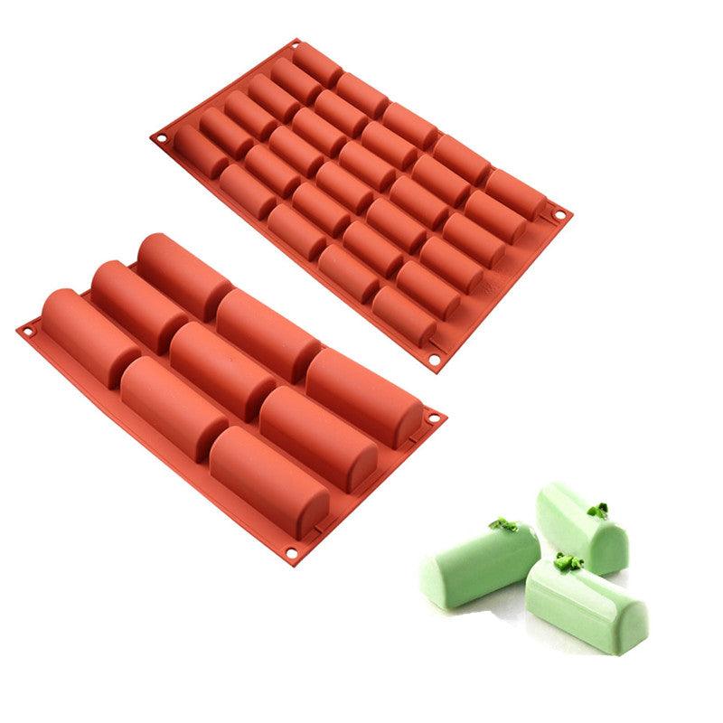 30 Holes Silicone Cake Mold Chocolate Cake Baking Decorating Tools Desserts Cakes Mould Candy Bakeware Molds Mini Cake Pan Candy Molds Break-Apart Silicone Chocolate Mold