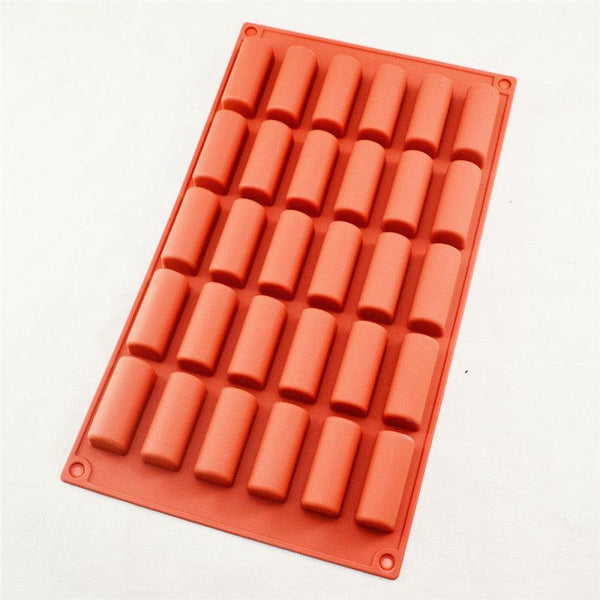 30 Holes Silicone Cake Mold Chocolate Cake Baking Decorating Tools Desserts Cakes Mould Candy Bakeware Molds Mini Cake Pan Candy Molds Break-Apart Silicone Chocolate Mold