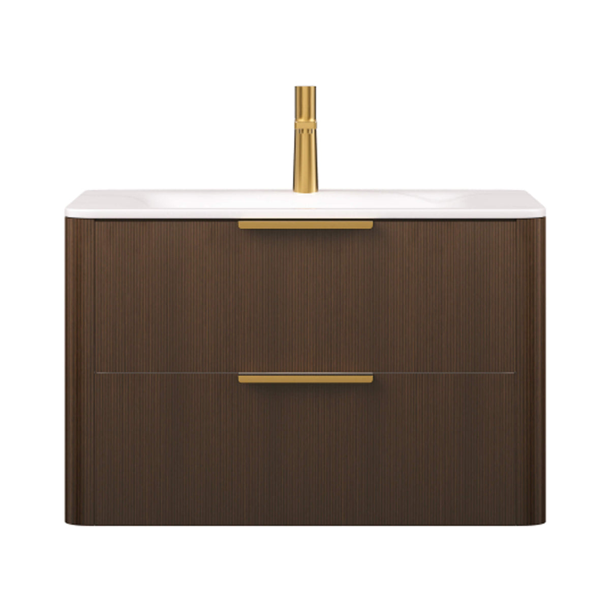 Luxury 30/36-Inch Sintered Stone Floating Bathroom Vanity With Sink (SAK70429)