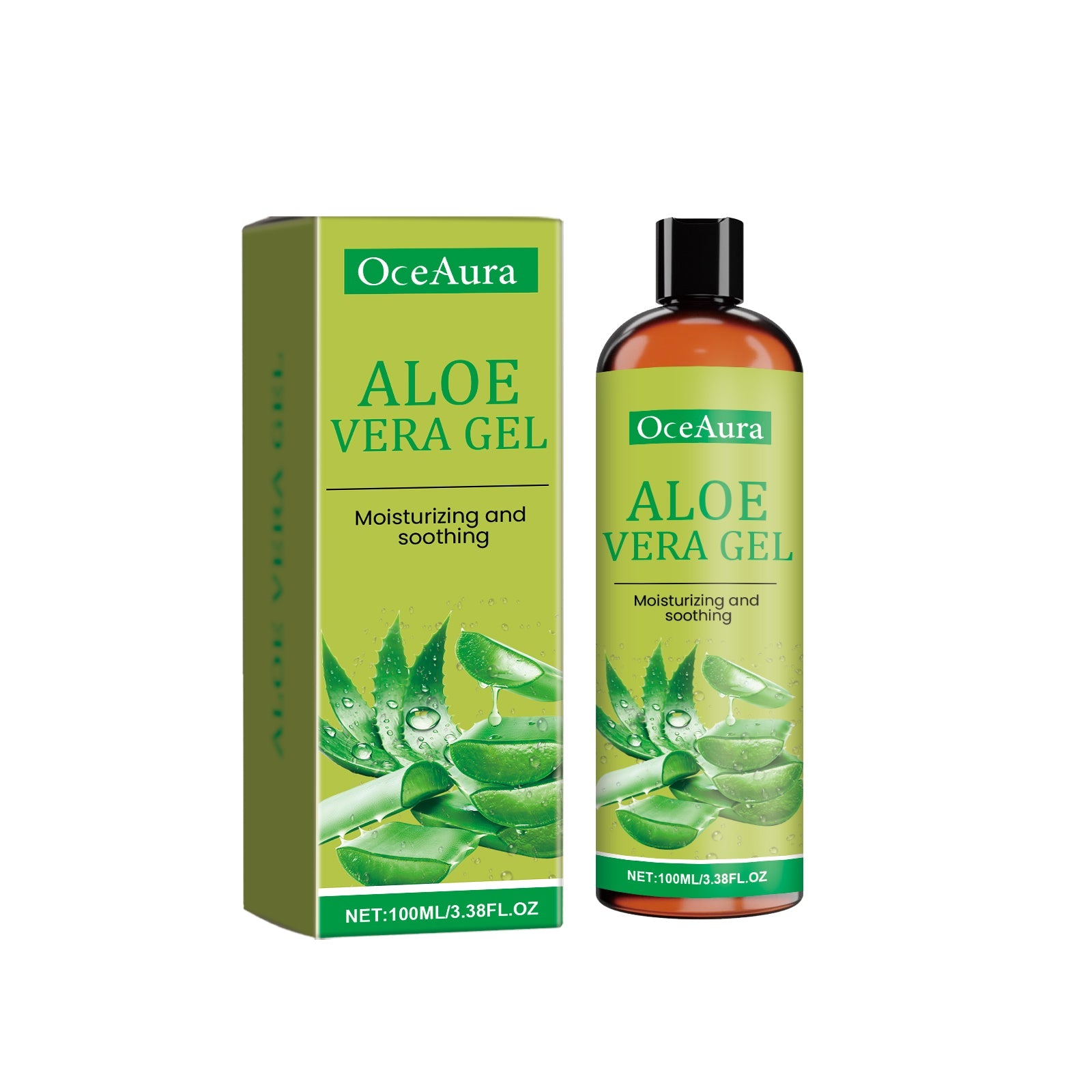 Aloe Vera Gel Moisturizes And Hydrates Skin, Hair, Body And Face
