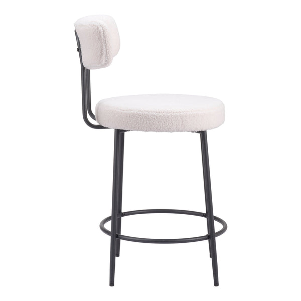 Blanca Counter Stool (Set of 2) Ivory