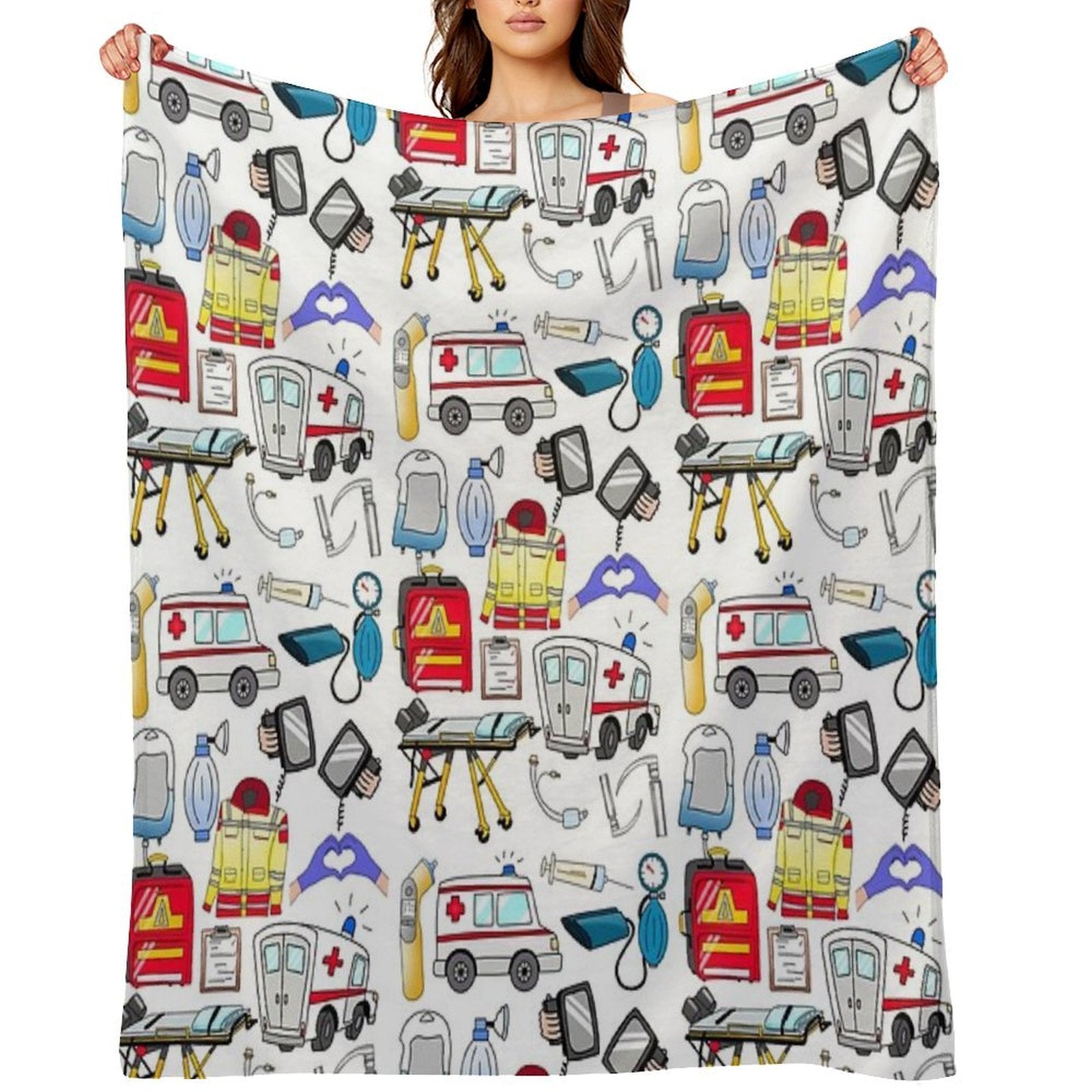 Paramedic Compact Throw Blanket