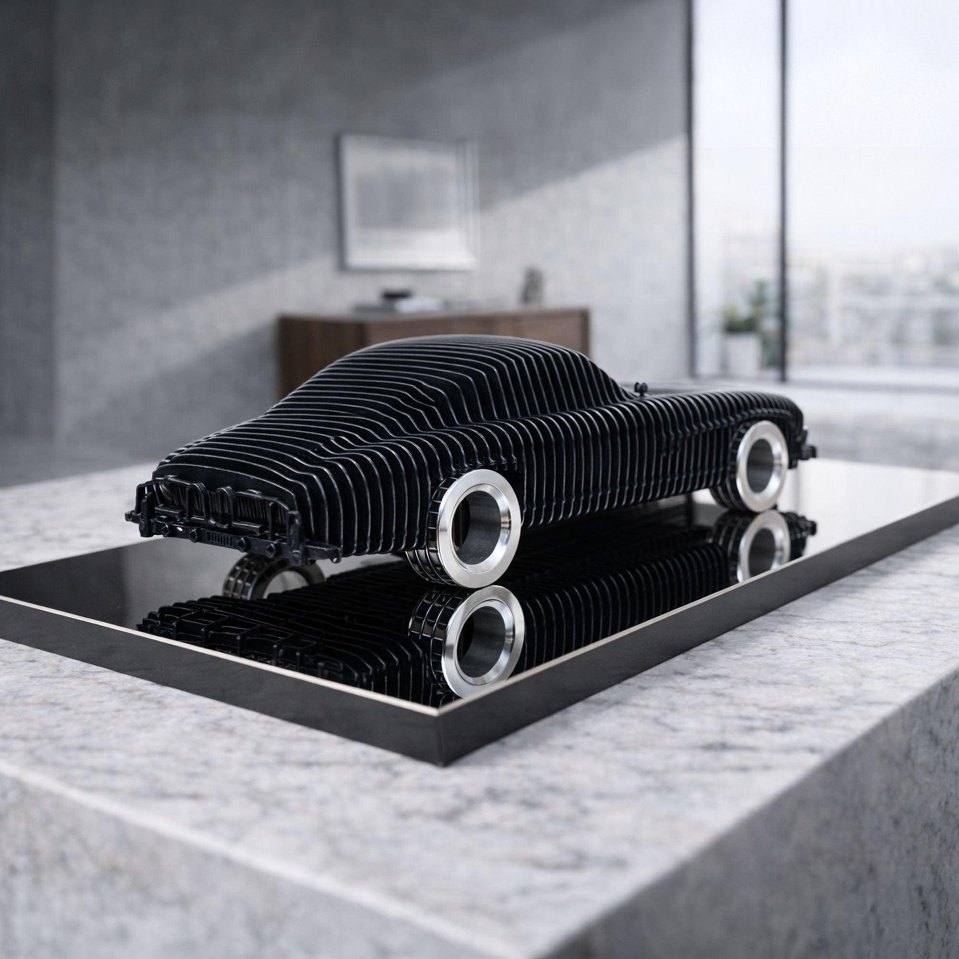 300SL Metal Car Sculpture - MT1494