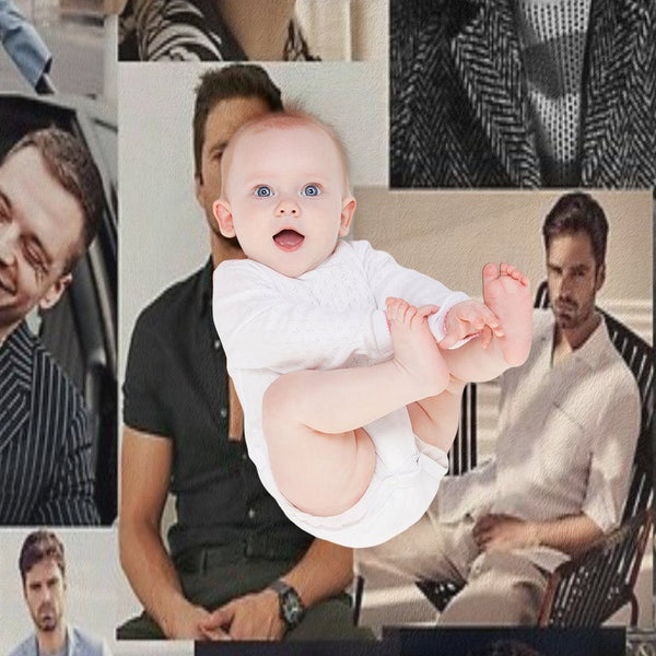 Sebastian Stan Collage Durable Throw Blanket