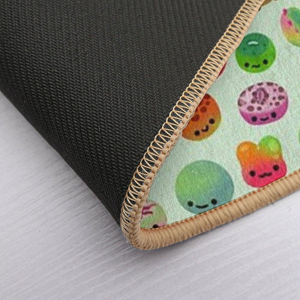 Baby Succulents - Mix (green)  High-Traffic Bath Mat