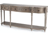 Peyton Console Table in Gray, Natural