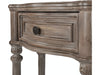 Peyton Console Table in Gray, Natural