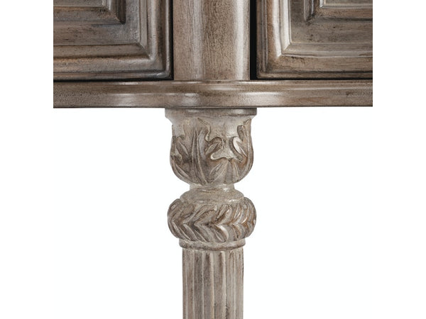 Peyton Console Table in Gray, Natural