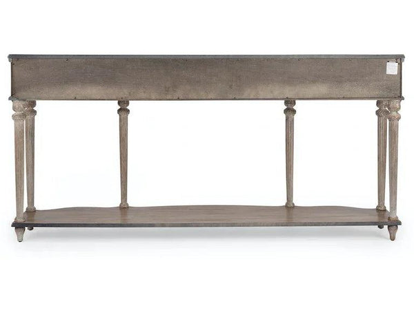 Peyton Console Table in Gray, Natural - Gifts for You 'n Me