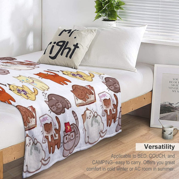 Kitty Falls Lightweight Throw Blanket