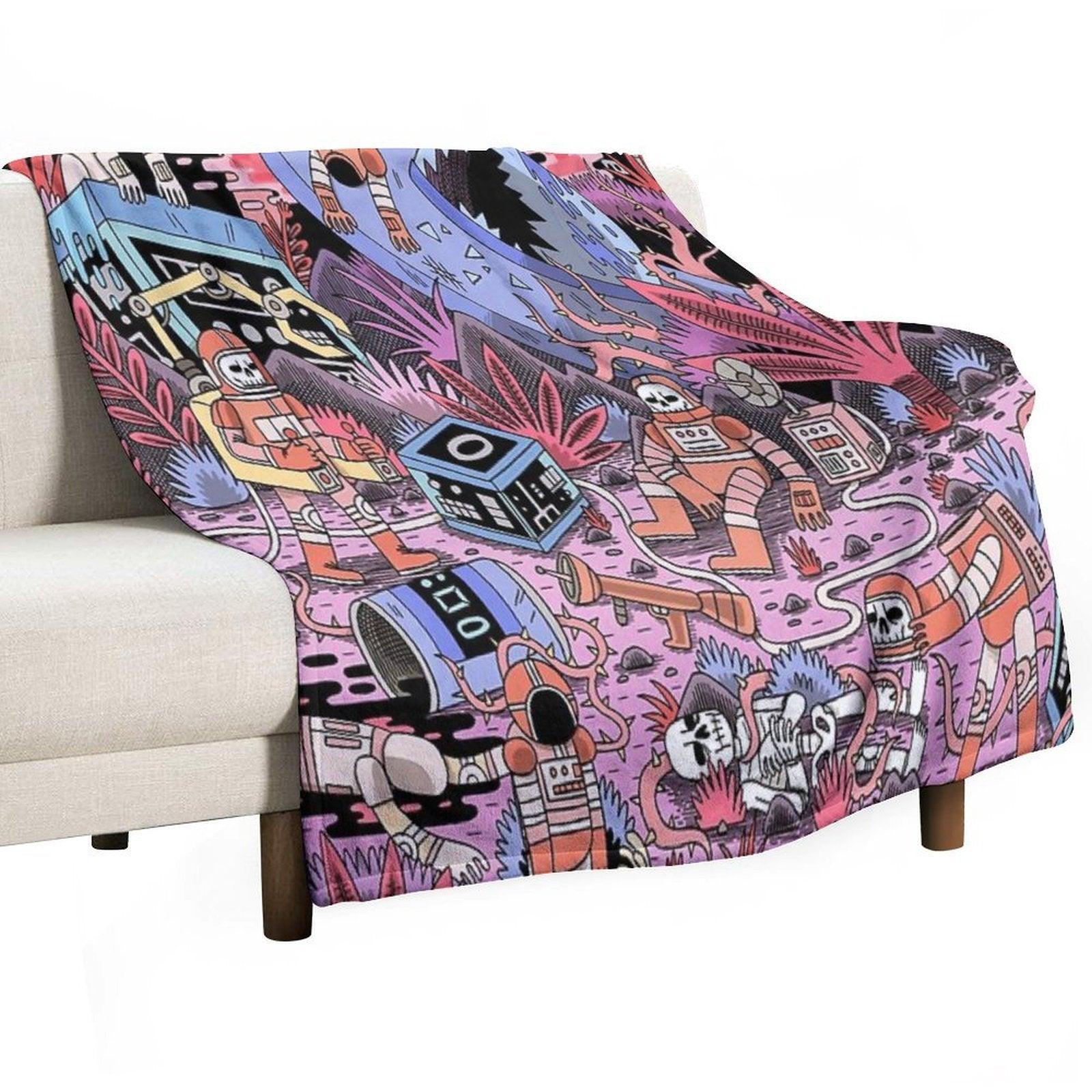 Chaos Throw Blanket