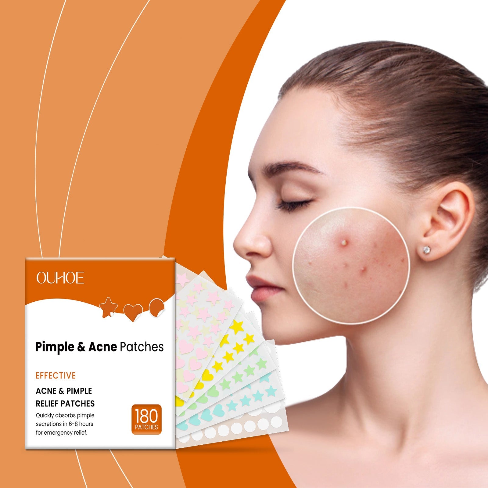 Facial Acne Patch, Repair Facial Acne Acne Facial Skin Care To Remove Facial Acne