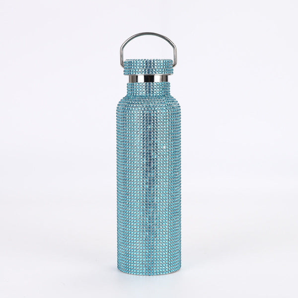 304 stainless steel drill bottle portable car insulated cup outdoor portable large capacity sports kettle