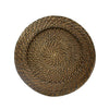 SET OF 4 ROUND RATTAN CHARGER 13