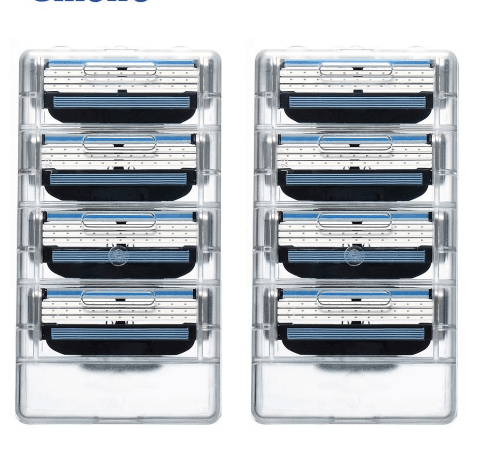 Gillette Mach 3 Men's Face Shaving Razor Blades Brand Mach3 Beard Shave Blade For Men 8Pcs/Pack