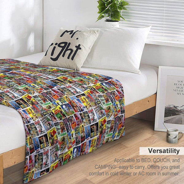 Horror Movies Wrinkle-free Throw Blanket