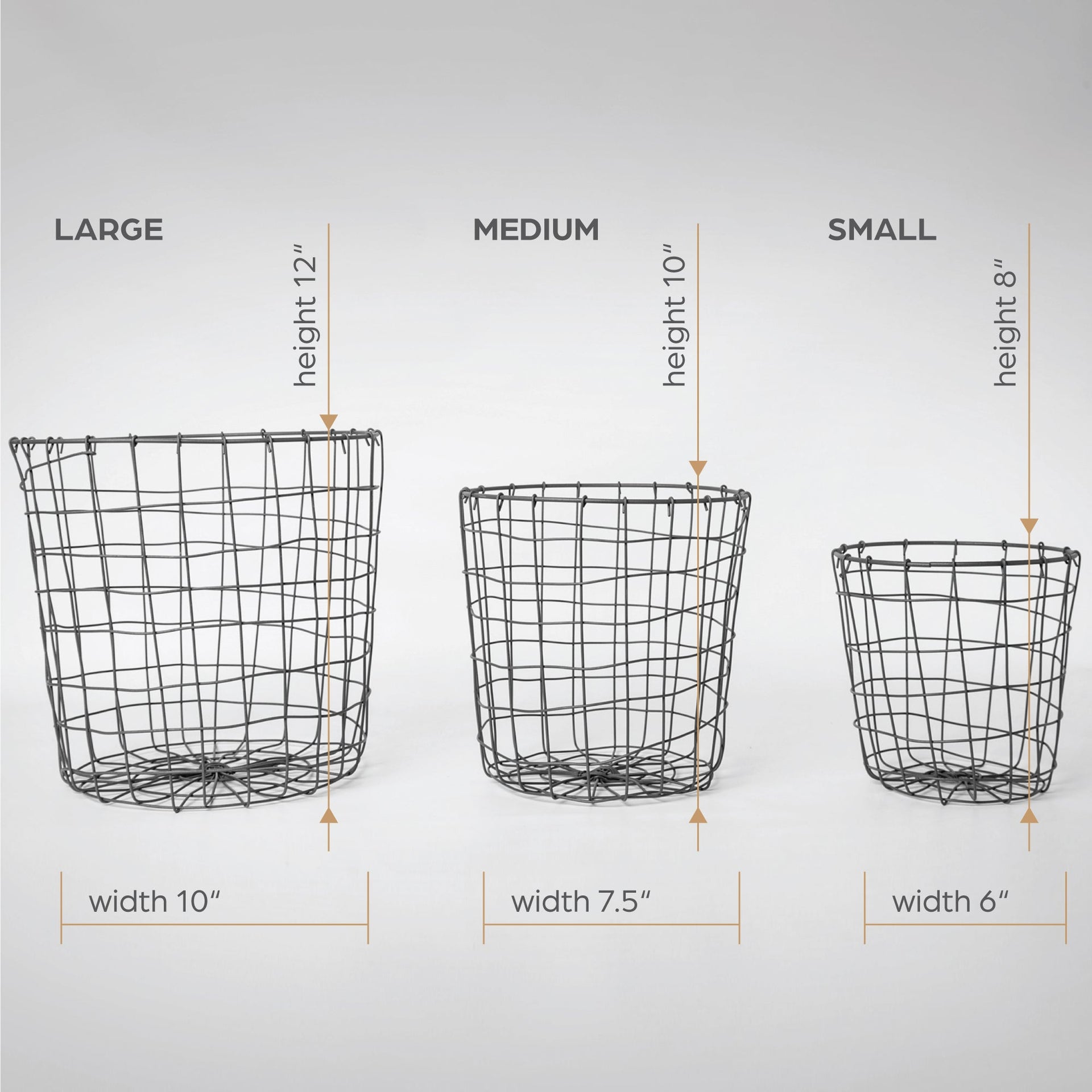 308 - Round Iron Basket