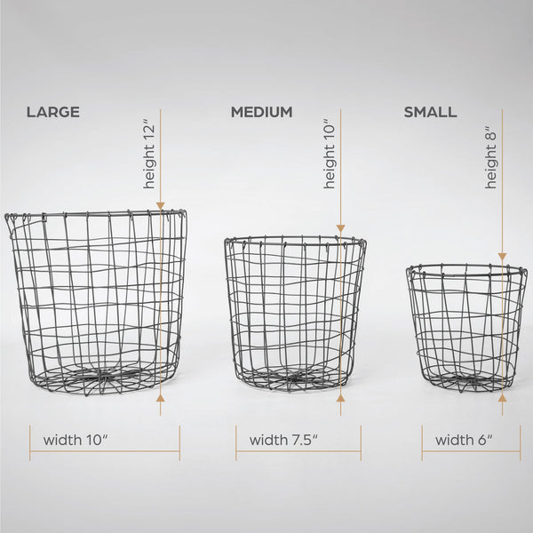308 - Round Iron Basket