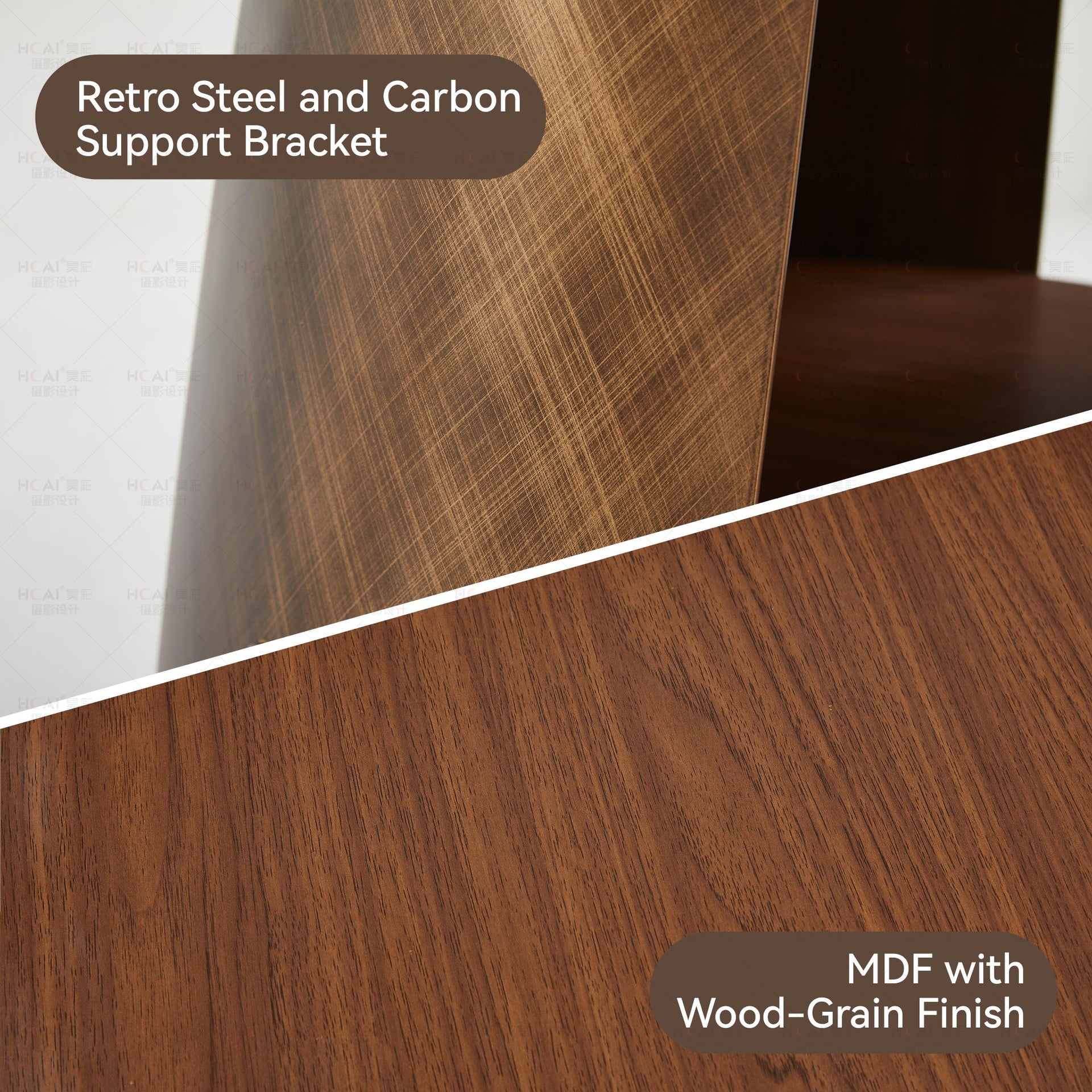 47.25 Inch  Retro Style Round Dining Table