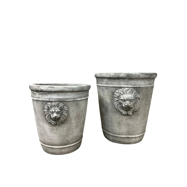 Cement Lion Planter