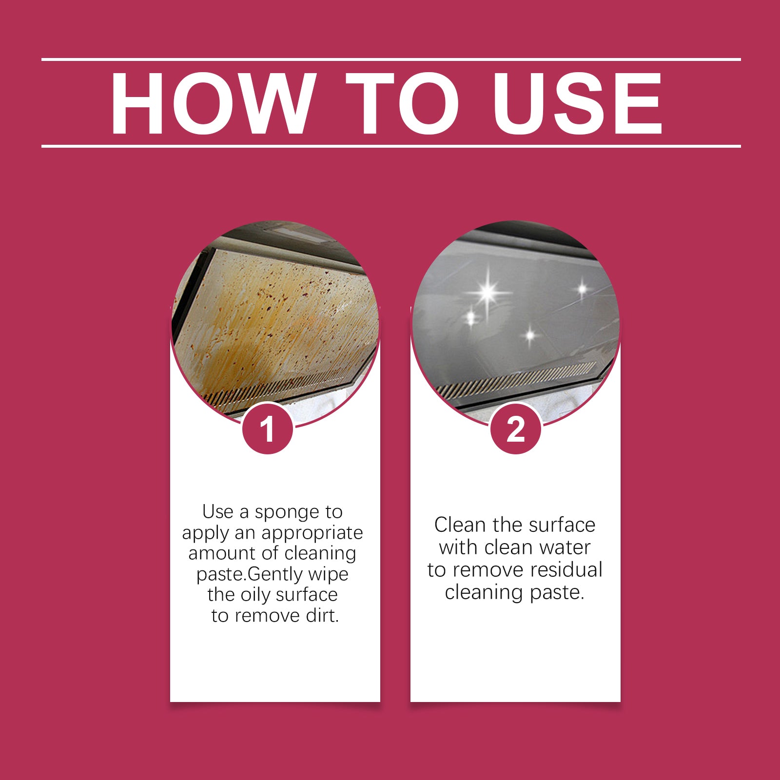 Kitchen Oil Cleaning Cream, Mild Multi-Functional Cleaning Cream To Clean The Kitchen Heavy Oil Cleaning