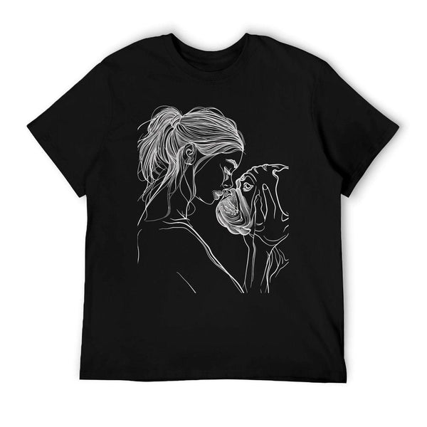 English Bulldog Mom Dog Art Mother's Day T-Shirt