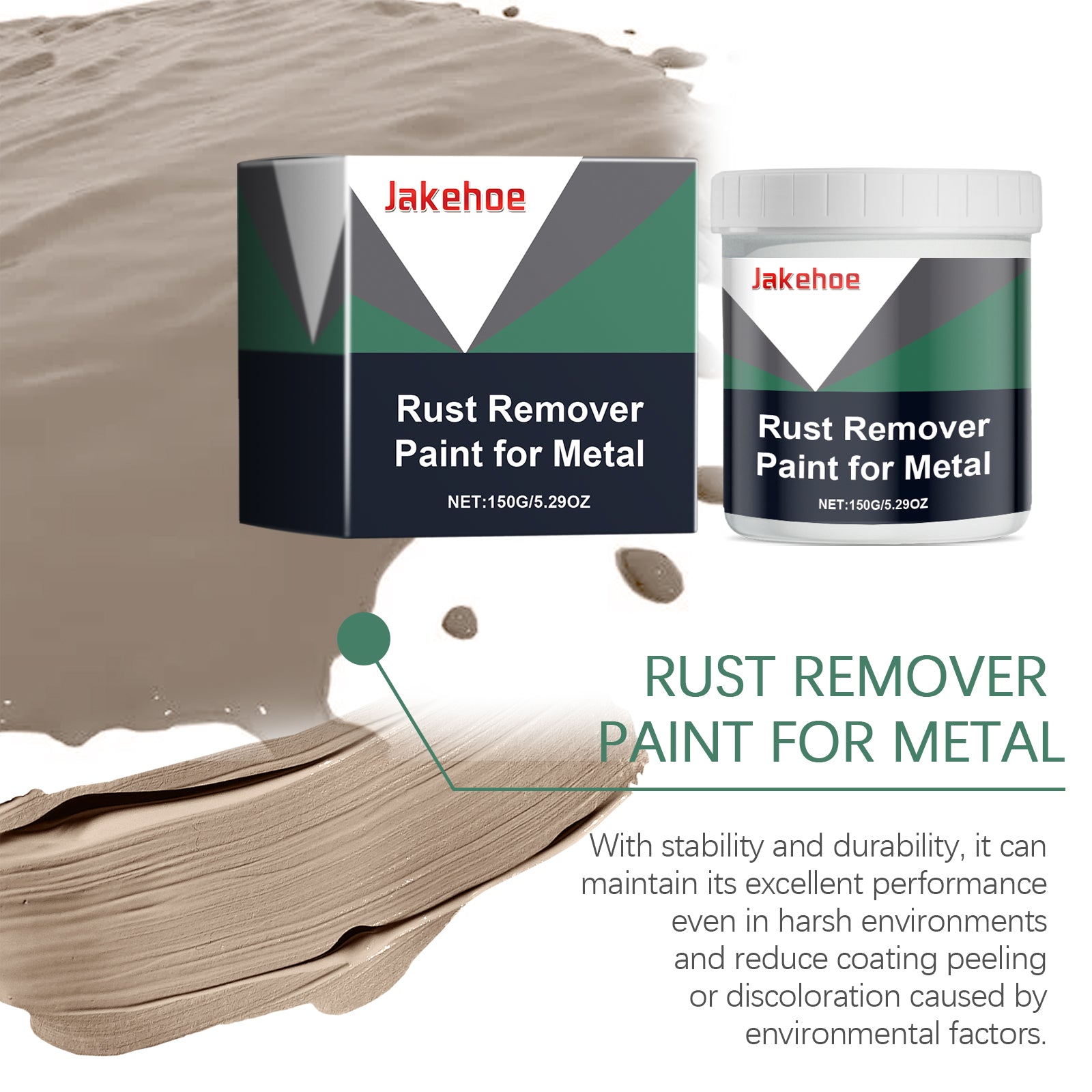 Metal Rust Removal Paint Metal Surface Rust Prevention Durable Protection Rust Quick Dry Rust Removal Paint