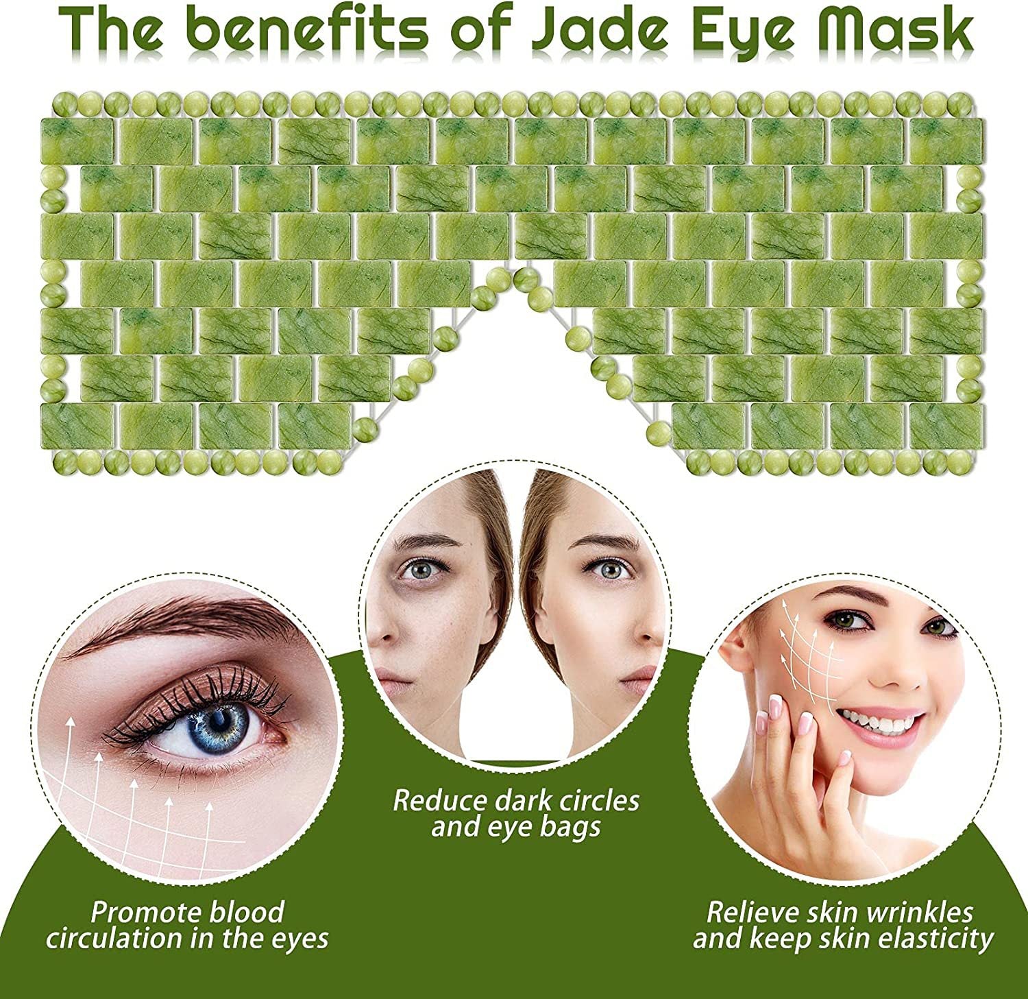 Jade Eye Curtain Beauty Curtain Eye Protection Jade Eye Curtain Beauty Ice Eye Mask