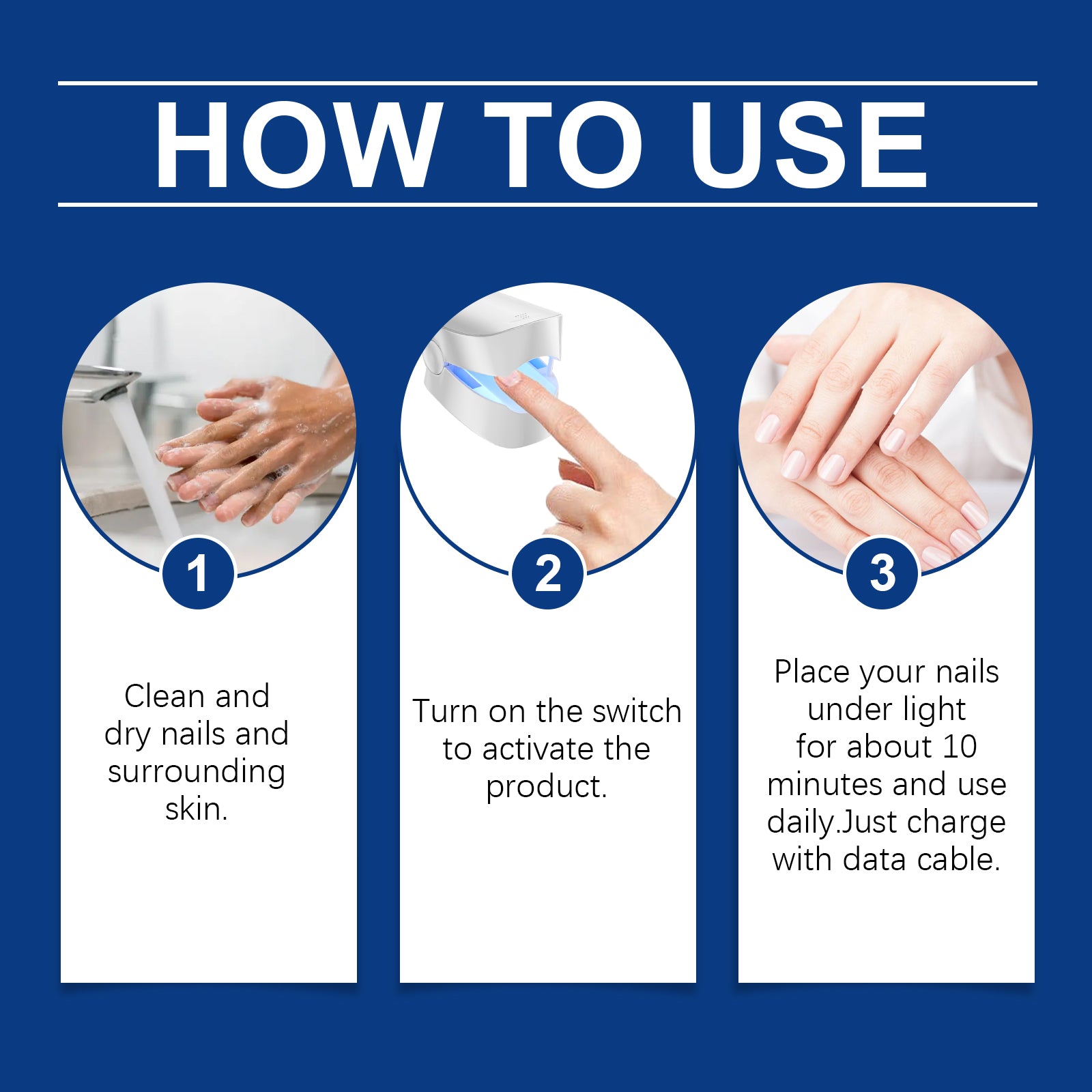 Nail Repair Machine Daily Gentle Care Of Hand And Foot Nails Cleaning And Repairing Damaged Nails Moisturizing Care Machine