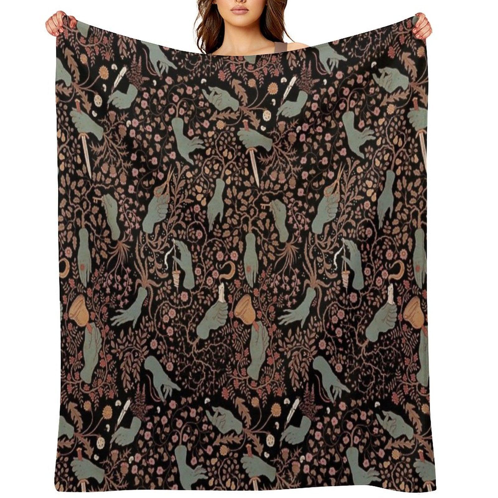 Your Hands Are Cold Throw Blanket