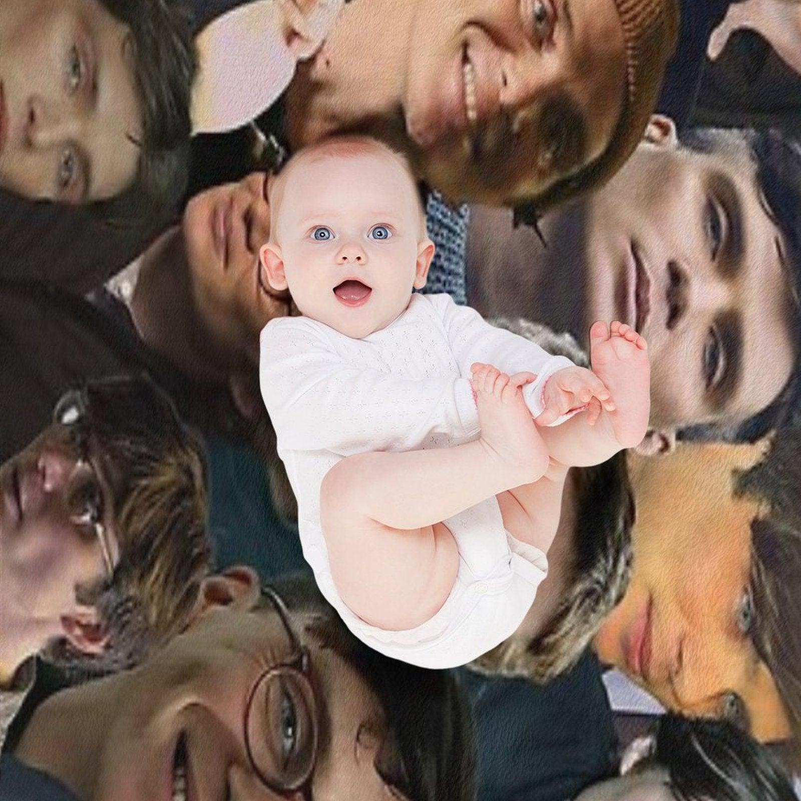 Cillian Murphy Photo Collage Throw Blanket