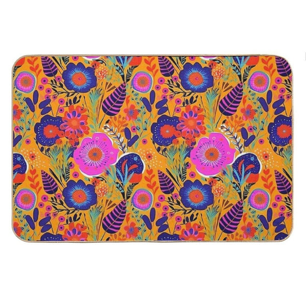 Botanically Bold - 70's Retro Bath Mat