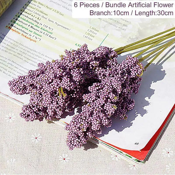 30cm Artificial Silk Peony Flowers Bouquet for Home Decoration -  Faux Christmas Flowers & Wedding Flowers