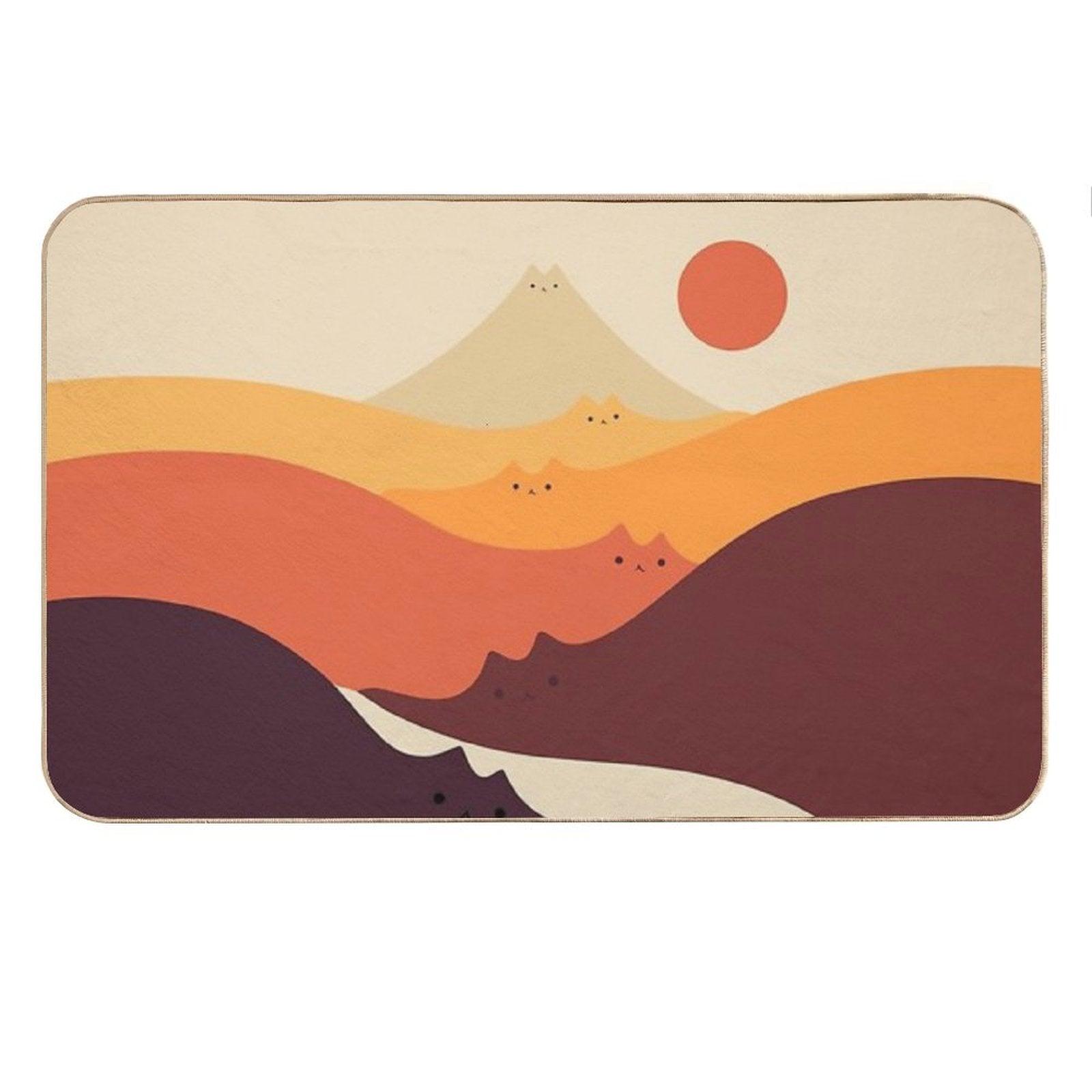 Cat Landscape 87 Bath Mat