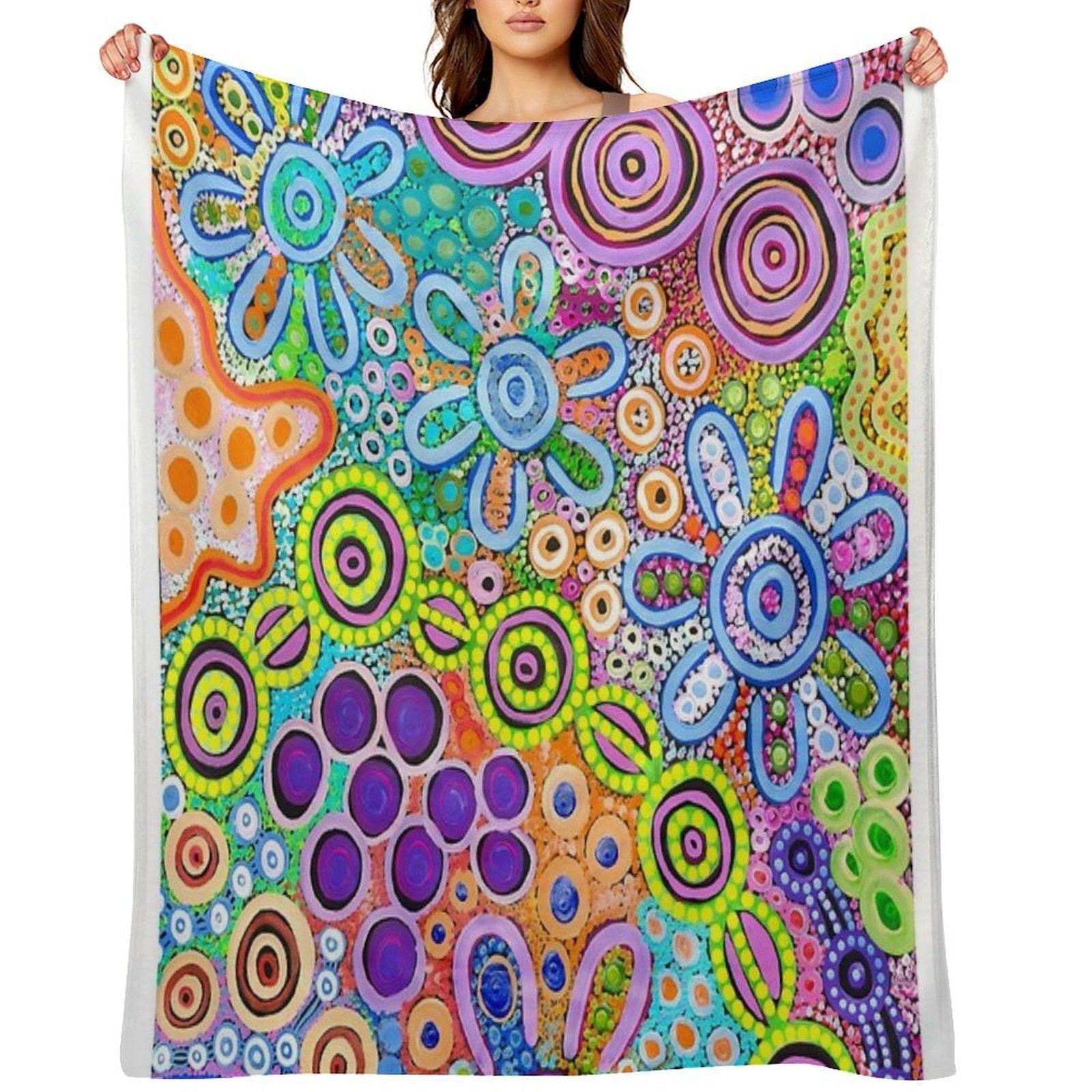 Family Travelling Throw Blanket