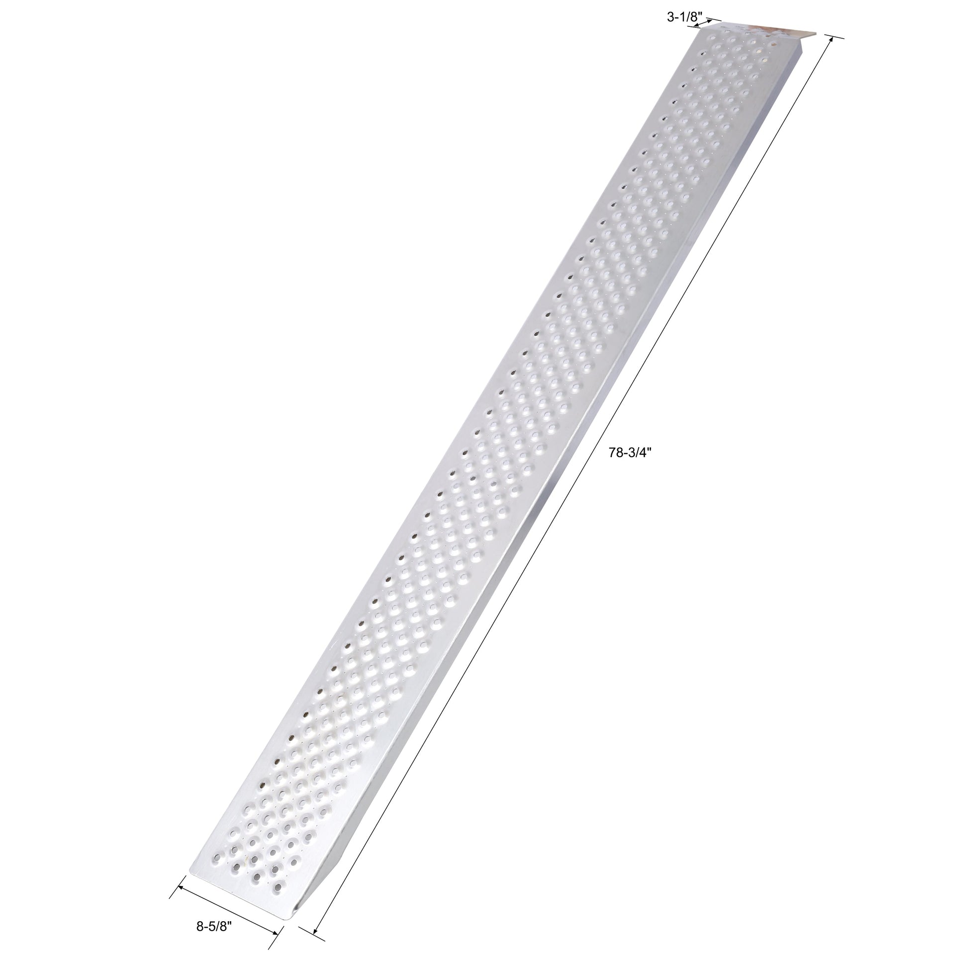 Aluminum ramp, 78 