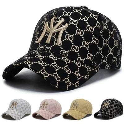 Fashion Men Women Cotton Embroidery for MY Baseball Caps Outdoor Sport Fishing Golf Sunshade Adjustable Hat Casual Four Seasons