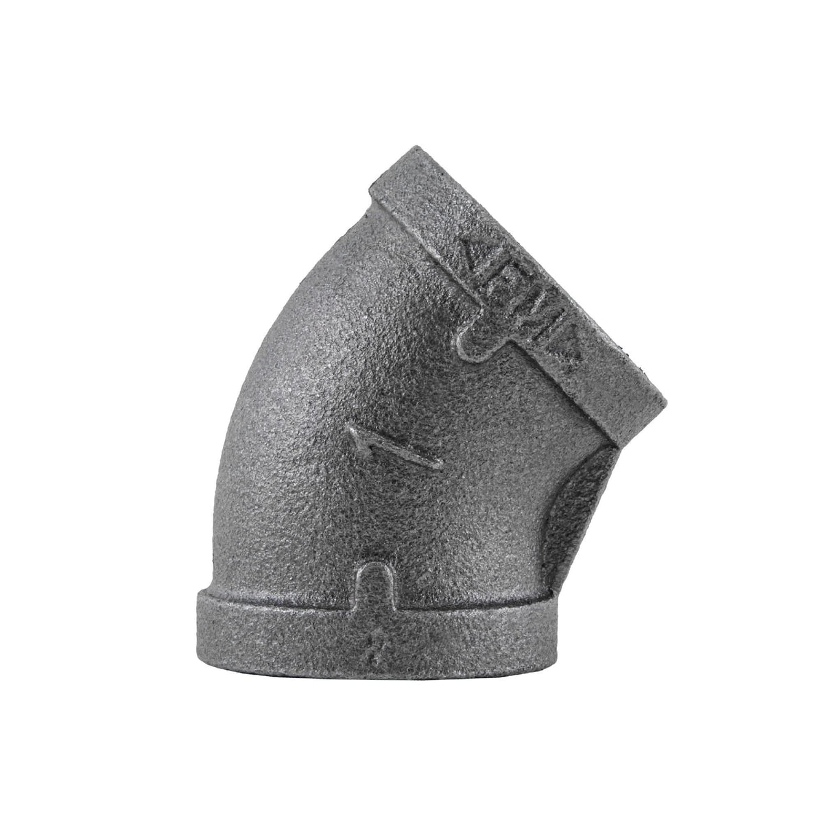 1 in. Black 45 Degree Elbow