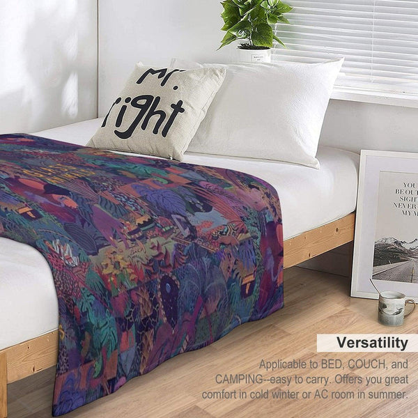 Glass Animals Zaba Throw Blanket